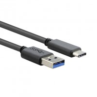 Кабел USB3.1 към Micro USB Type C 1m Черeн VCom SS001308 Cable USB/Micro USB Type C, снимка 1 - Кабели и адаптери - 34333180