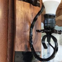Стенни лампи аплици от автентични реставрирани бъчви с ковано желязо , снимка 3 - Лампи за стена - 40211476