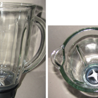 Качествен немски блендер Severin SM3718, 550 W, стъклена чаша 1,5 литра, 2 степени, отличен, снимка 4 - Блендери - 44791902