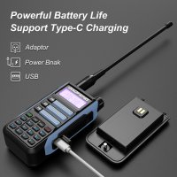 Нова ТРИбандова BAOFENG UV 16 Ultra 25w 12500mah ip68 136 - 174; 220-260,400 - 520 2024 РАДИОСТАНЦИЯ, снимка 9 - Оборудване и аксесоари за оръжия - 44320091