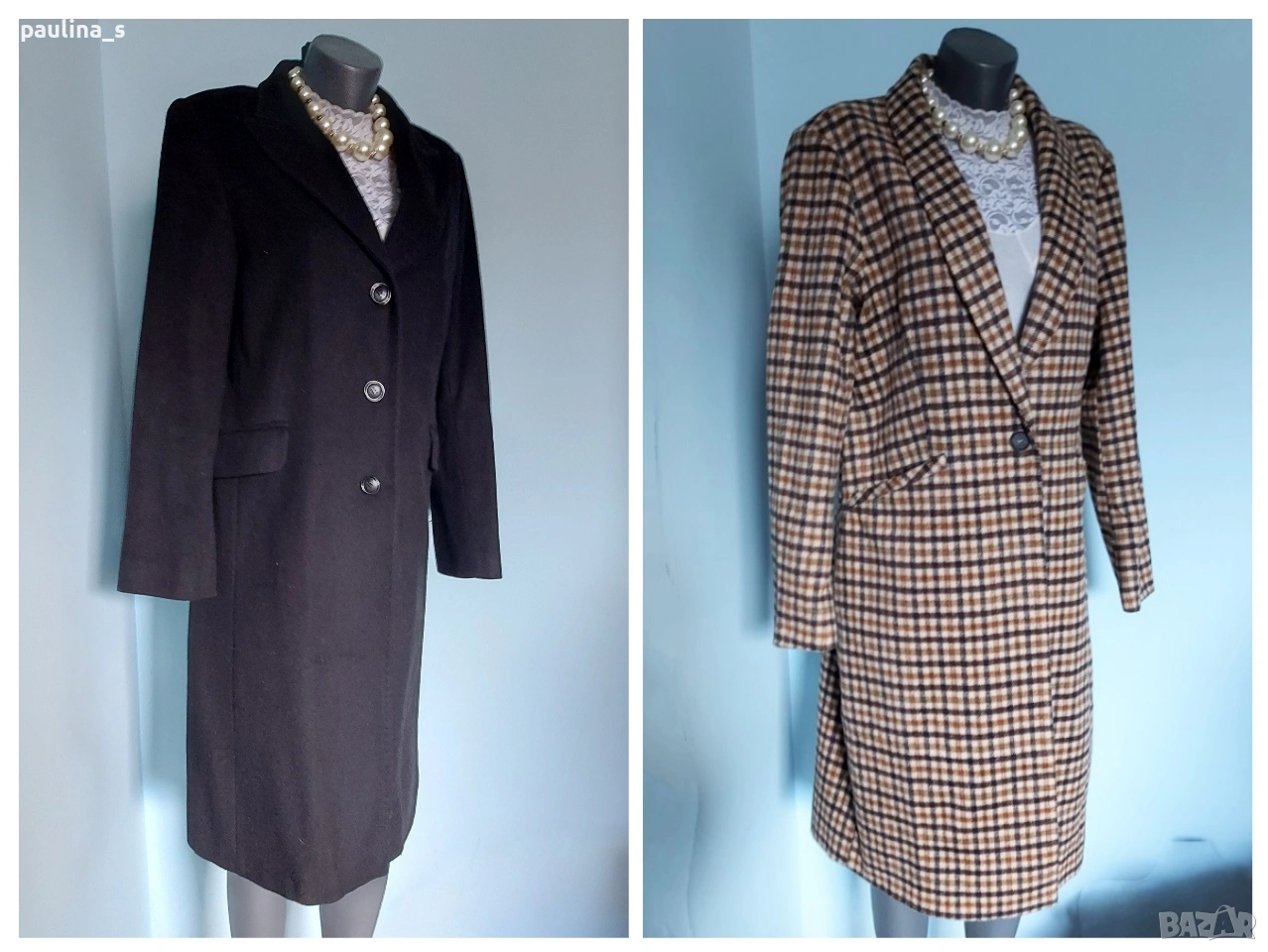 Два броя / Марково палто "Н&М" и "Only", с високо съдържание на вълна и кашмир , снимка 1