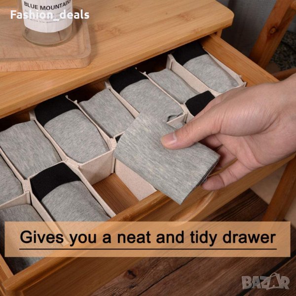 Нови Органайзери за чекмедже 6 броя Разделители за съхранение, снимка 1