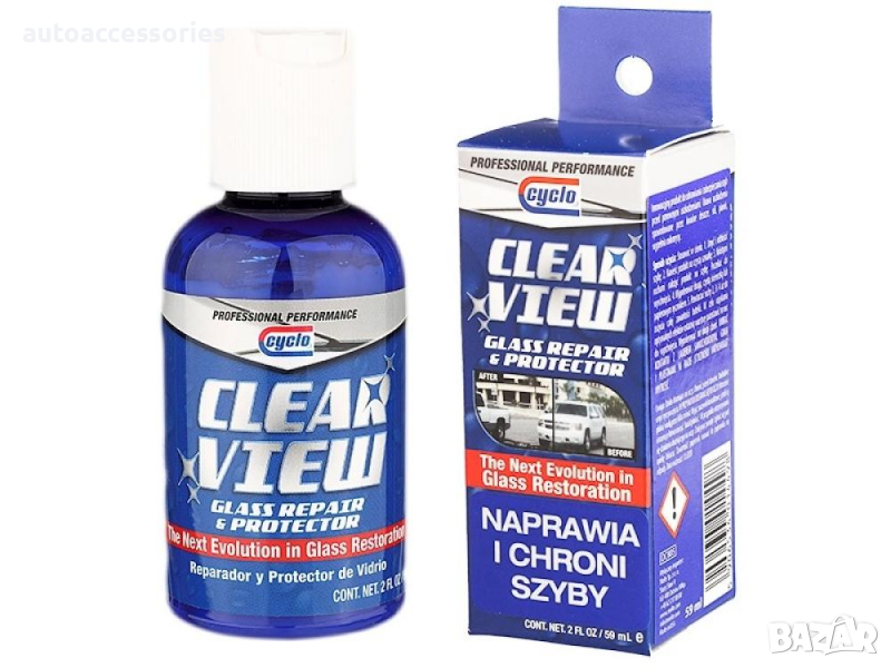 3000053318 Препарат за полиране на стъкло CYCLO CLEAR VIEW 59 мл K2-01449, снимка 1