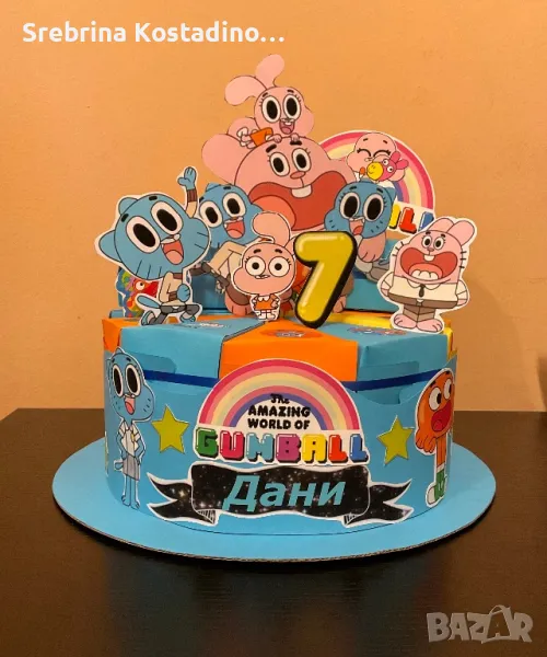 Картонена торта “Гъмбол”, снимка 1