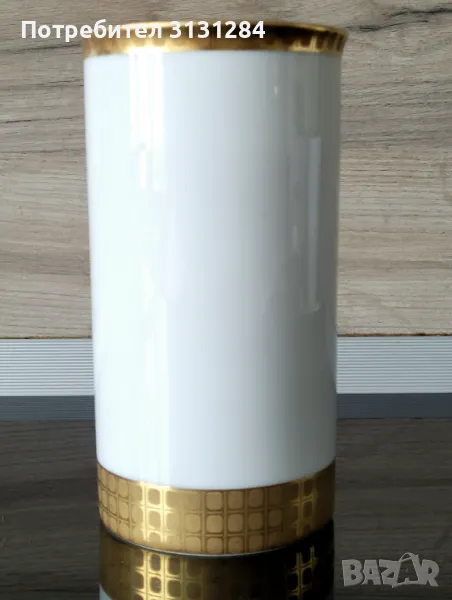 Thomas Rosenthale ваза с злато 24к Германия , снимка 1