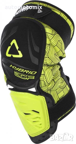 МОТО ПРОТЕКТОРИ,НАКОЛЕНКИ 3DF HIBRID LEATT - ЖЪЛТ, снимка 1