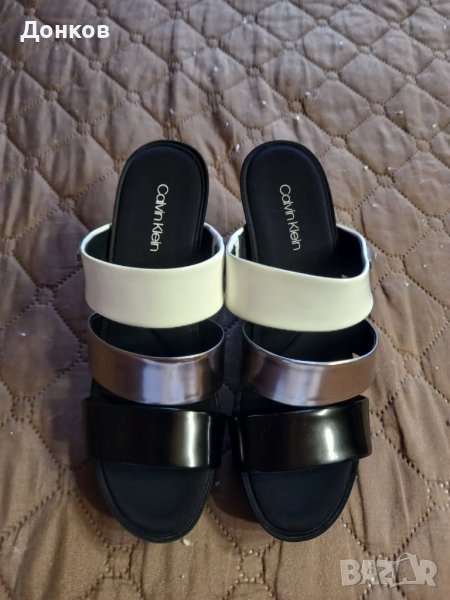 Продавам дамски чехли Calvin Klein, снимка 1