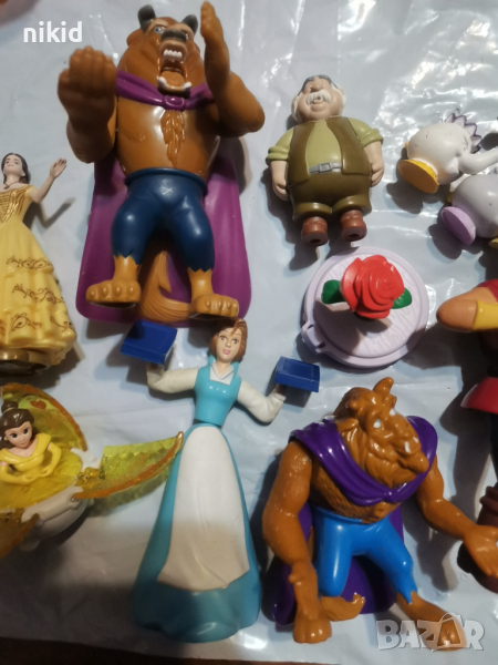 Белл Красавицата и Звяра пластмасови играчки играчка фигурки за игра и торта фигурка, снимка 1