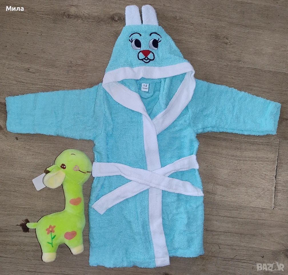 Детски хавлиени халати за баня , снимка 1