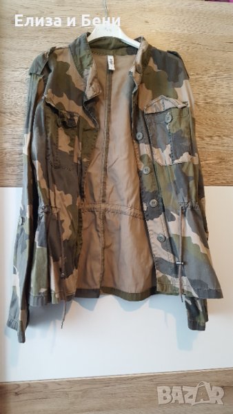 Памучно маскировачно камуфлаж военно милитъри сако яке, снимка 1