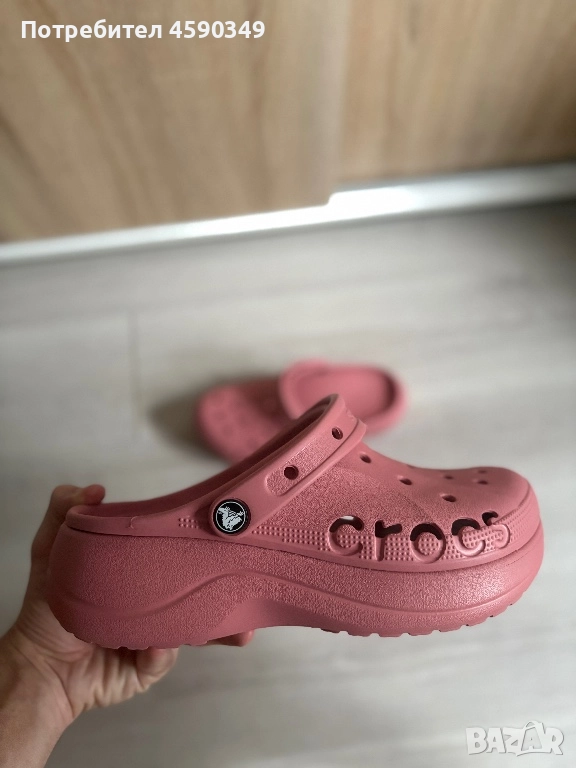Оригинални Crocs , розови, чисто нови, снимка 1