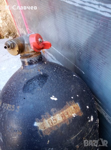 метанова бутилка 10кг, снимка 1