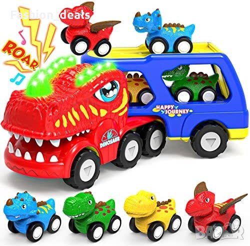 Нови Играчки за Деца/Динозавър 5 в 1 камион коли/1-4 год., снимка 1