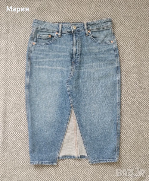 НМ дънкова пола размер 38, снимка 1