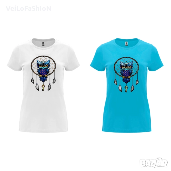 Нова дамска тениска Капан за сънища с Бухал - Капан за сънища, снимка 1