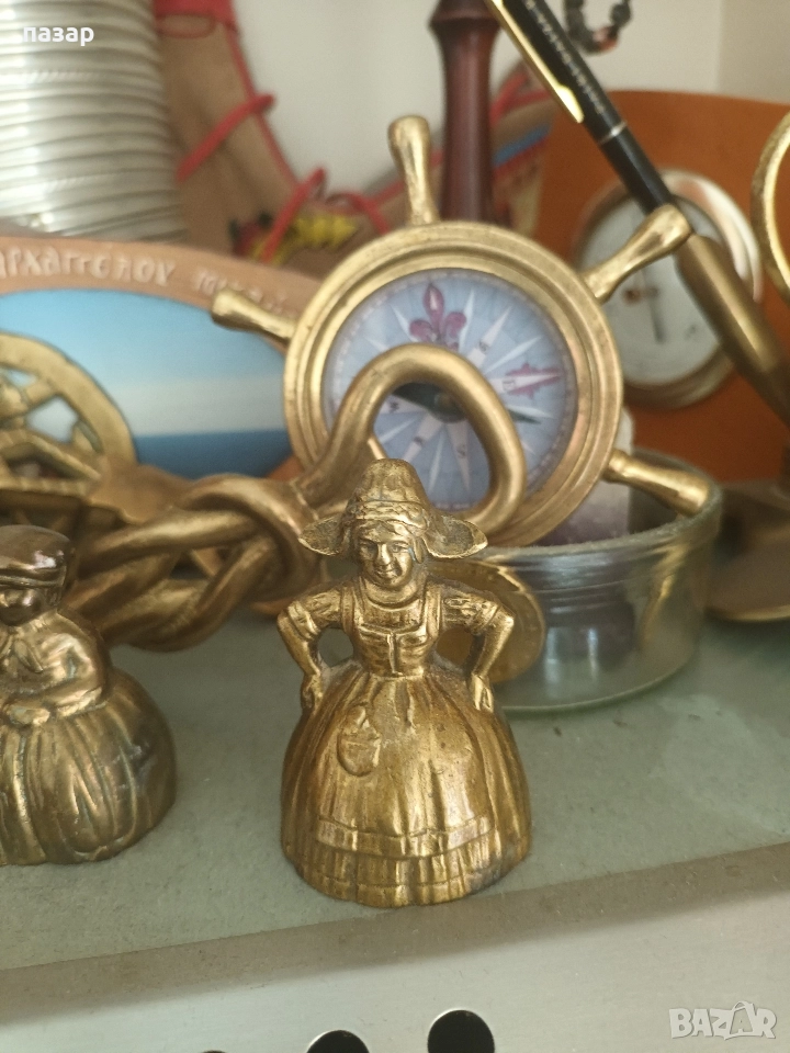Бронзово звънче за колекция , снимка 1