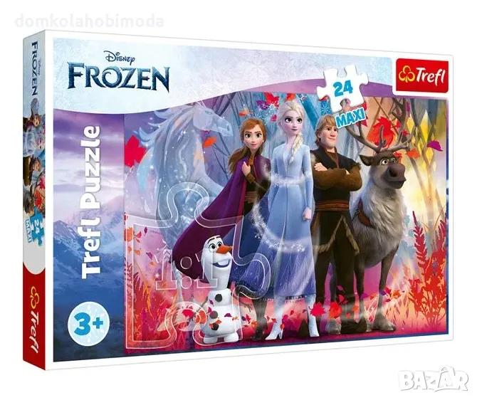 Пъзел Ана и Елза Trefl, 24 maxi части 60х40 сантиметра, снимка 1