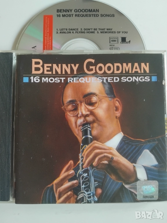 Benny Goodman – 16 Most Requested Songs - оригинален диск музика, снимка 1