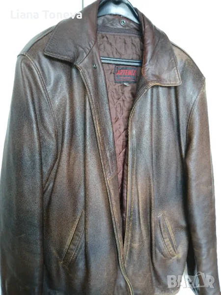 Мъжко кожено яке , снимка 1