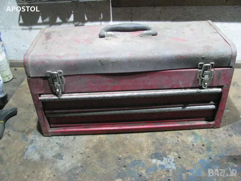 МЕТАЛНА КУТИЯ ШКАФ КУФАР ЗА ИНСТРУМЕНТИ, снимка 1