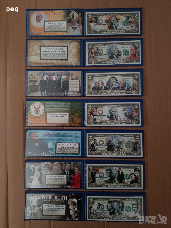 Банкнота $2 /2003A-2009/ colorized , снимка 1