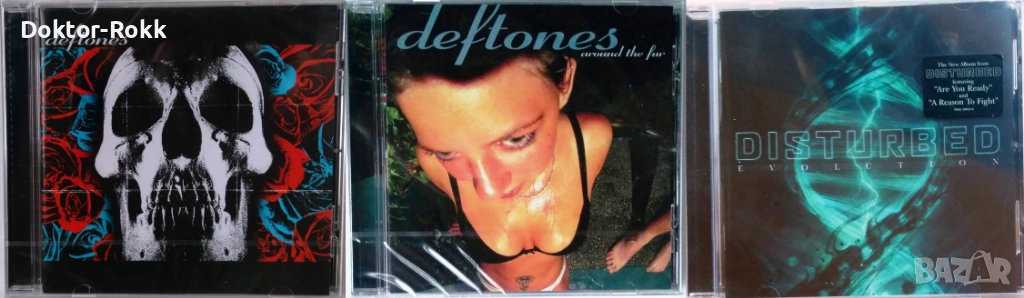 Deftones & Disturbed - оригинални запечатани дискове, снимка 1