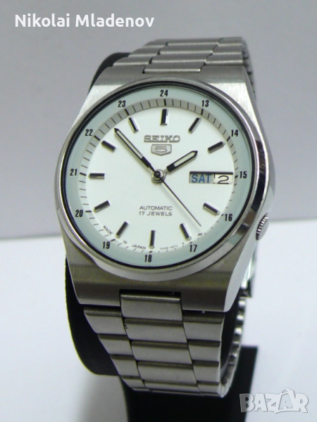 Автоматичен SEIKO 5 Мъжки ръчен часовник, работещ с Ден/Дата, снимка 1