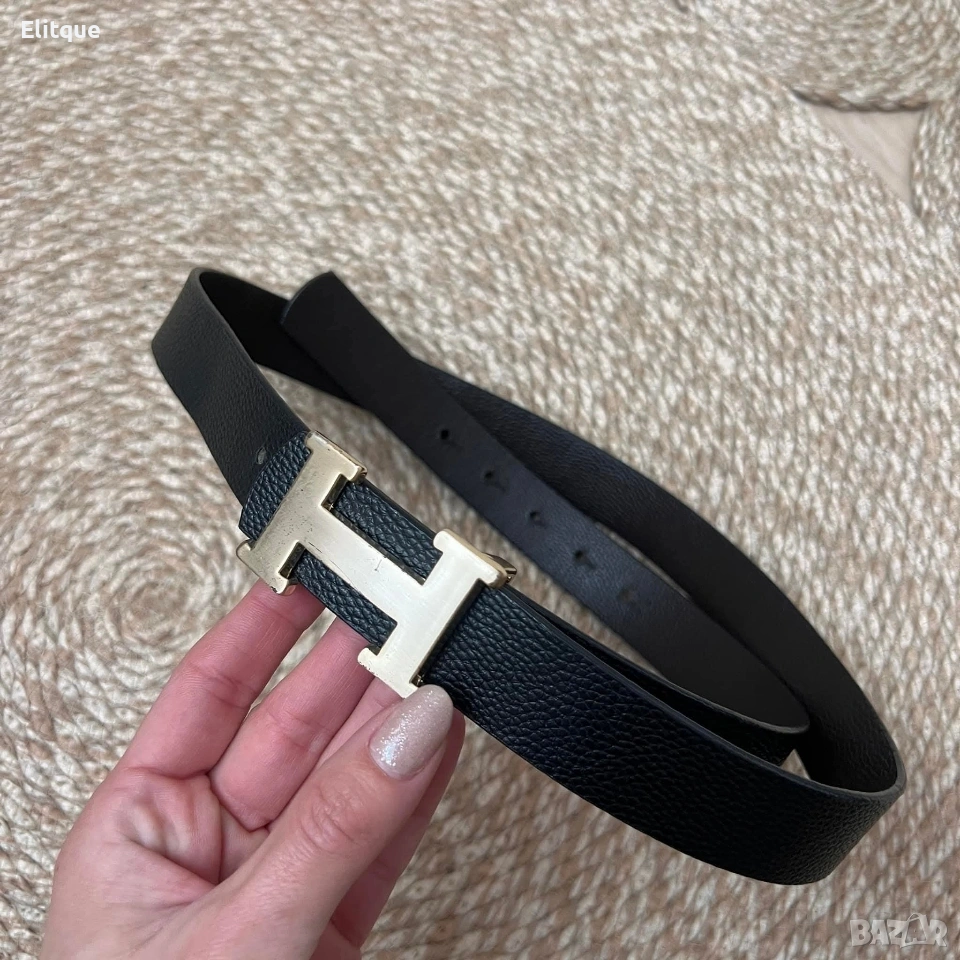 колани от естествена кожа в кутия hermes , снимка 1