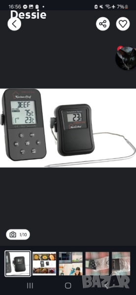 Цифров термометър TFA BBQ Core 14.1504, 0 + 300 °C, снимка 1