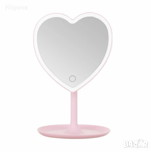 Стилно LED огледало за тоалетка с подсветка, снимка 1