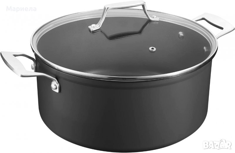 Индукционна тенджера 5.7л , Съд за готвене във фурна и на котлон , MSMK Cooking Pot 5.7 L, снимка 1