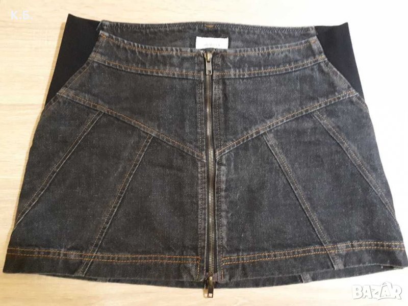 Оригинална  къса дънкова пола ,,PINKO" р-р 42, снимка 1