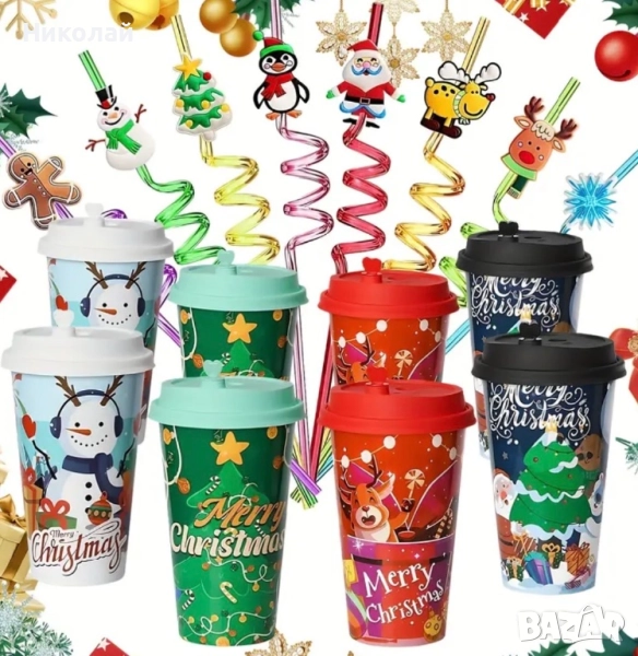 Коледни чаши , снимка 1