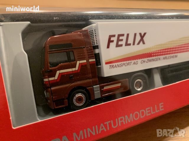 MAN TGX XXL SZ - мащаб 1:87 на Herpa модела е нов в опаковката си, снимка 1