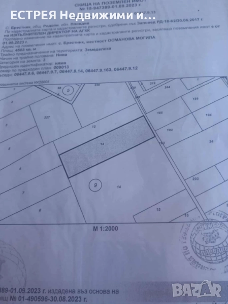 Земеделска земя в с. Брестник, снимка 1