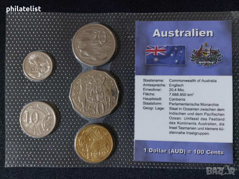 Комплектен сет - Австралия 2000-2008 , 5 монети, снимка 1