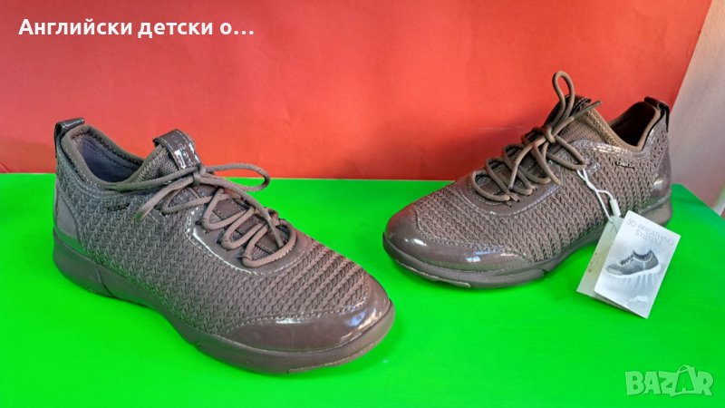 Английски детски маратонки естествена кожа-GEOX , снимка 1