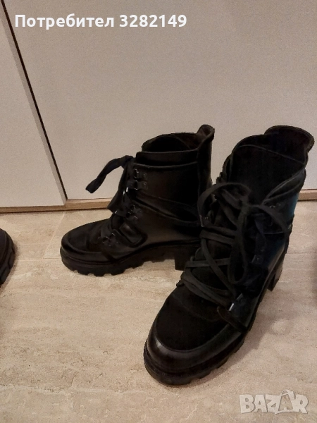 Дамски боти с ток , снимка 1