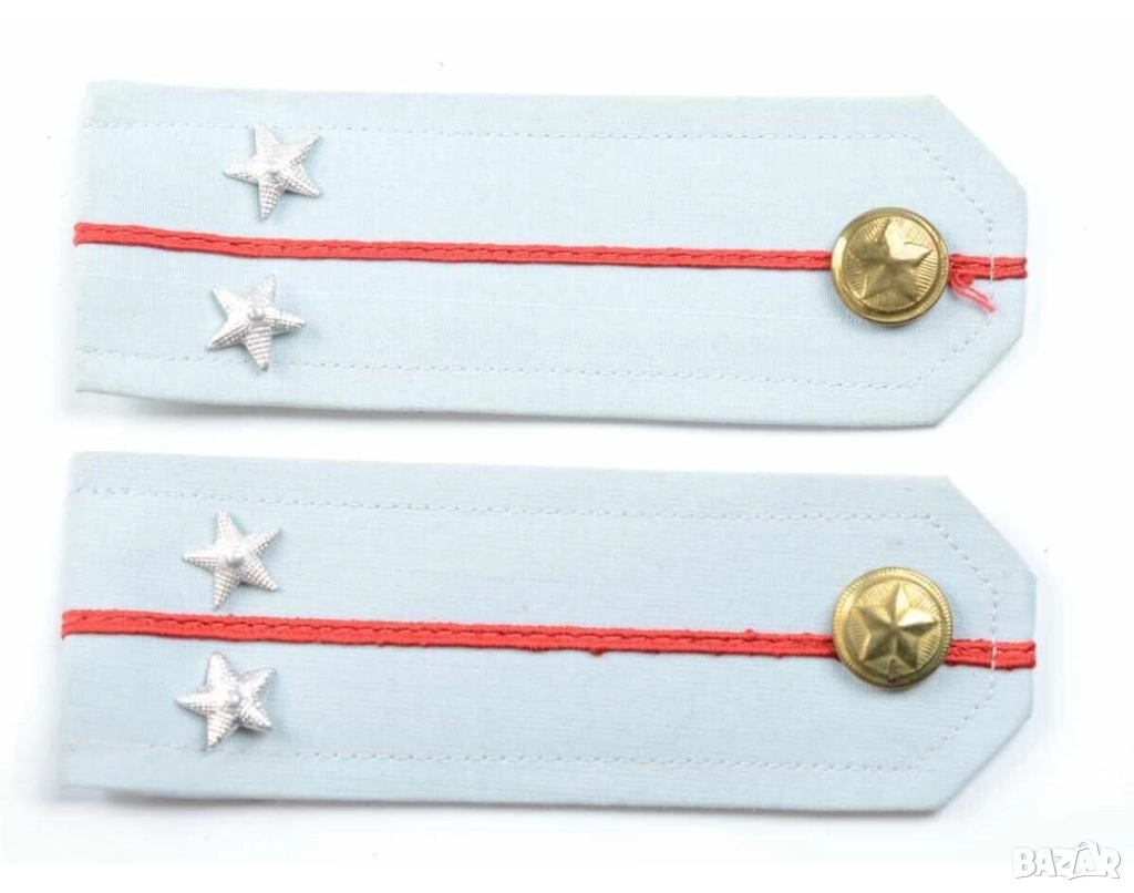 Пагони лейтенант Българска Народна Армия от 80 те години , снимка 1