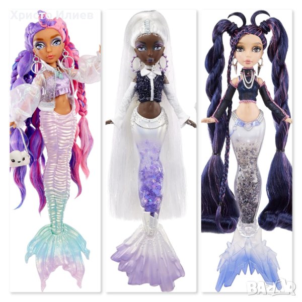 Кукла Русалка Mermaze Mermaidz 34см - 3 вида Nera , Crystabella , Kishiko, снимка 1