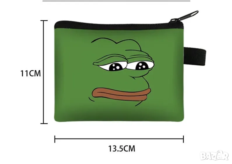 Pepe the Frog / Портфейл / Портмоне / meme, снимка 1