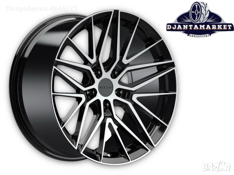 Разпродажба 18'' 5х112 Джанти ARCEO Black Diamond Volkswagen Audi Mercedes‑Benz, снимка 1