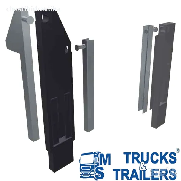 ЗАДНА ЛЯВА ДВОЙНА КОЛОНКА ЗА КАРОСЕРИЯ 35014052, снимка 1