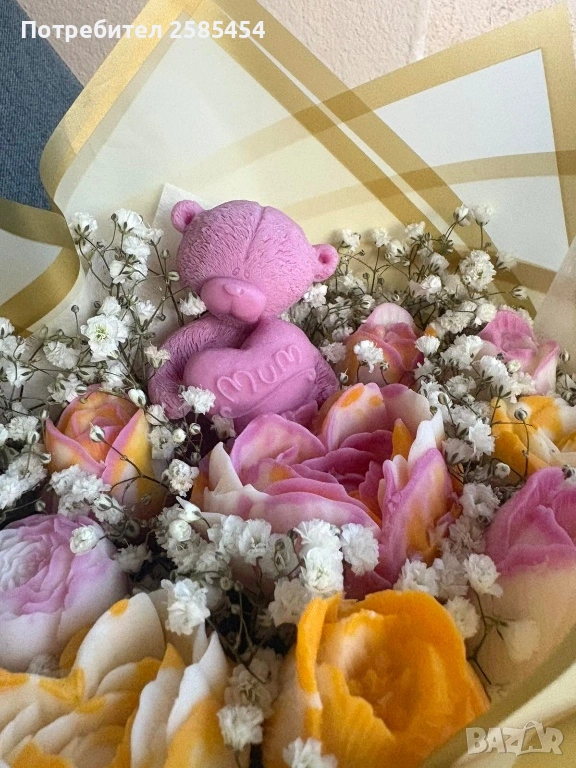 Букети от соеви свещи с разнообразни аромати💐, снимка 1