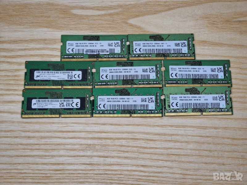 8GB DDR4 3200Mhz Samsung Hynix Crucial Micron Рам Памет за лаптоп с гаранция!, снимка 1