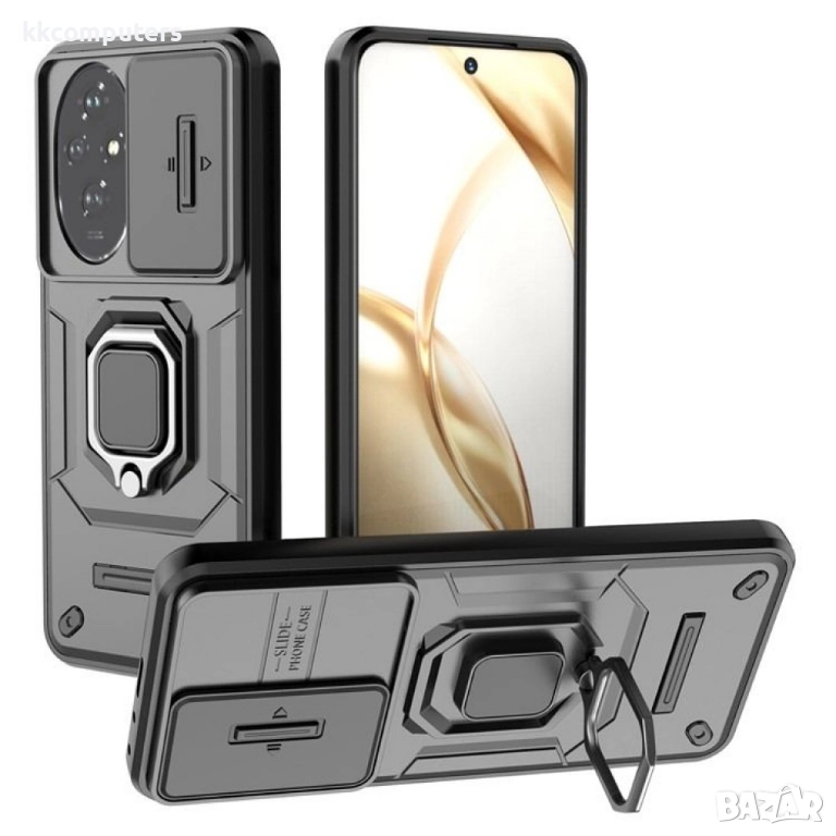 Honor 200 5G Удароустойчив Ring Holder Калъф и Протектор, снимка 1