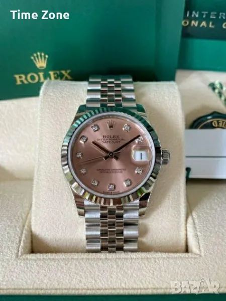Rolex Datejust 31mm Steel Pink Dial Diamond Дамски Различни Варианти, снимка 1