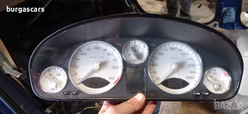 Арматурно табло 9649507580 километраж Peugeot 607 - 130лв, снимка 1