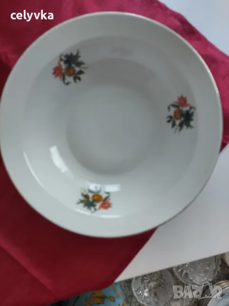 Купа за салата, български порцелан Китка, снимка 1