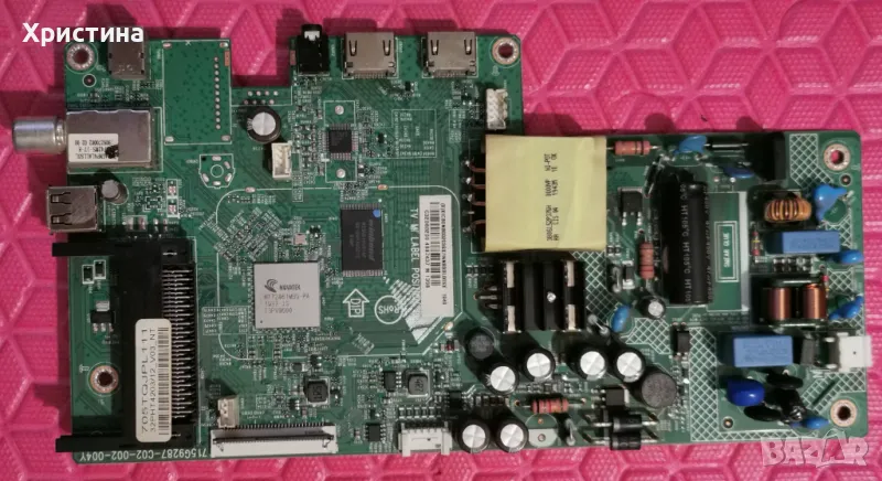 PHILIPS 32PHT4203/12 Main board 715G9287-C02-002-004Y  T-con CV320H1-F01-XC-2, снимка 1